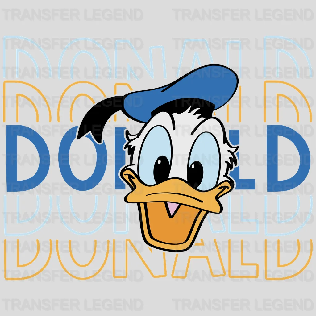 Disney Characters Stacked With Face Design - DTF heat transfer - transferlegend