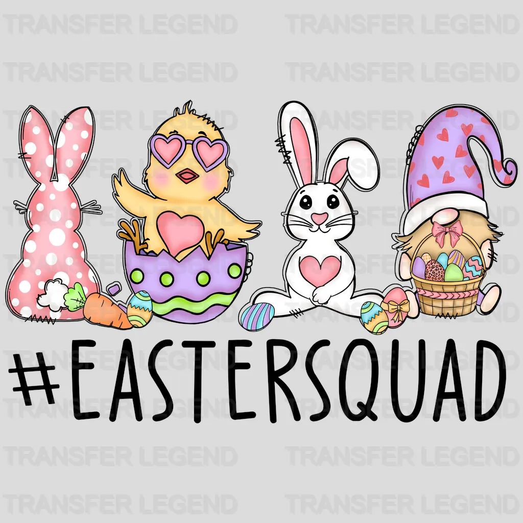 #EasterSquad Easter Design - DTF heat transfer - transferlegend