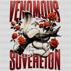 Venomous Snake Streetwear Design - DTF Heat Transfer - transferlegend