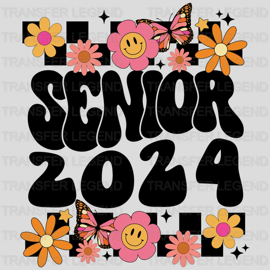 Flowers Senior 2024- Graduation DTF Transfer - transferlegend