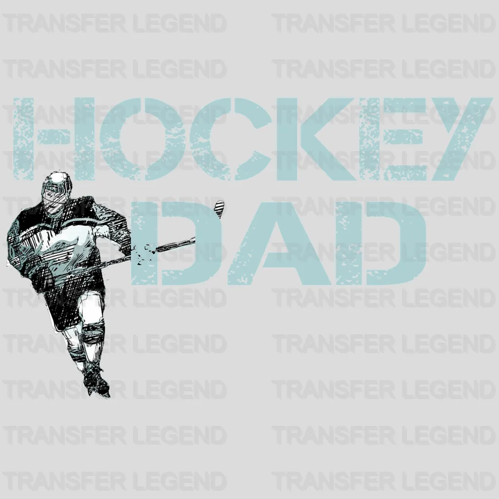 Hockey Dad Design - DTF heat transfer - transferlegend