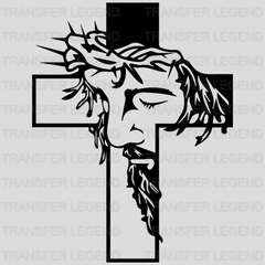 Jesus Christ with Cross - Christian Design - DTF heat transfer - transferlegend