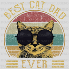 Best Cat Dad Ever Design - DTF heat transfer - transferlegend