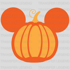 Halloween Minnie- Mickey Pumpkin Head Design - DTF heat transfer - transferlegend