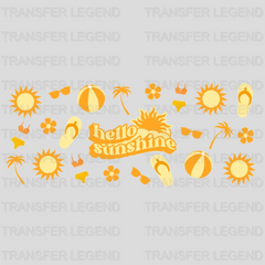 Hello Sunshine UV DTF Transfer Cup Wrap UV DTF Sticker - transferlegend