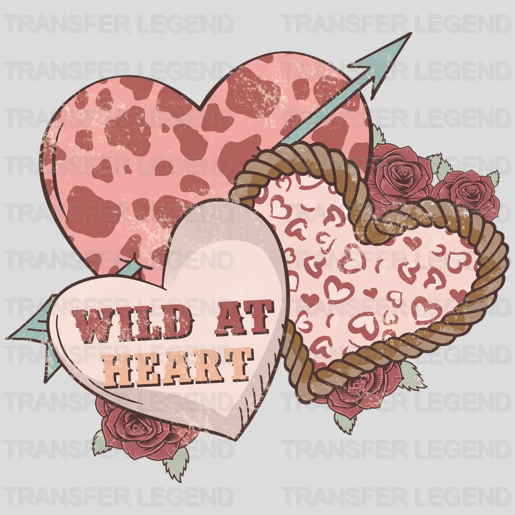 WILD AT HEARTS - DTF heat transfer - transferlegend