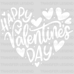 Happy Valentine's Day Heart Valentine's Day Design - DTF heat transfer - transferlegend