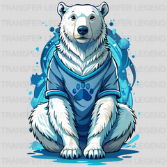 Snow Bear Winter Design - DTF Heat Transfers - transferlegend