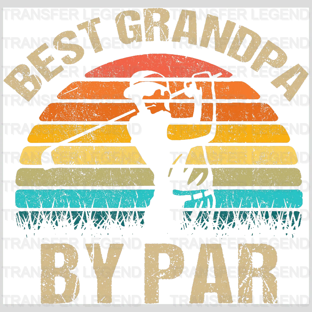 Best Grandpa Golf Design - DTF Heat Transfers - transferlegend