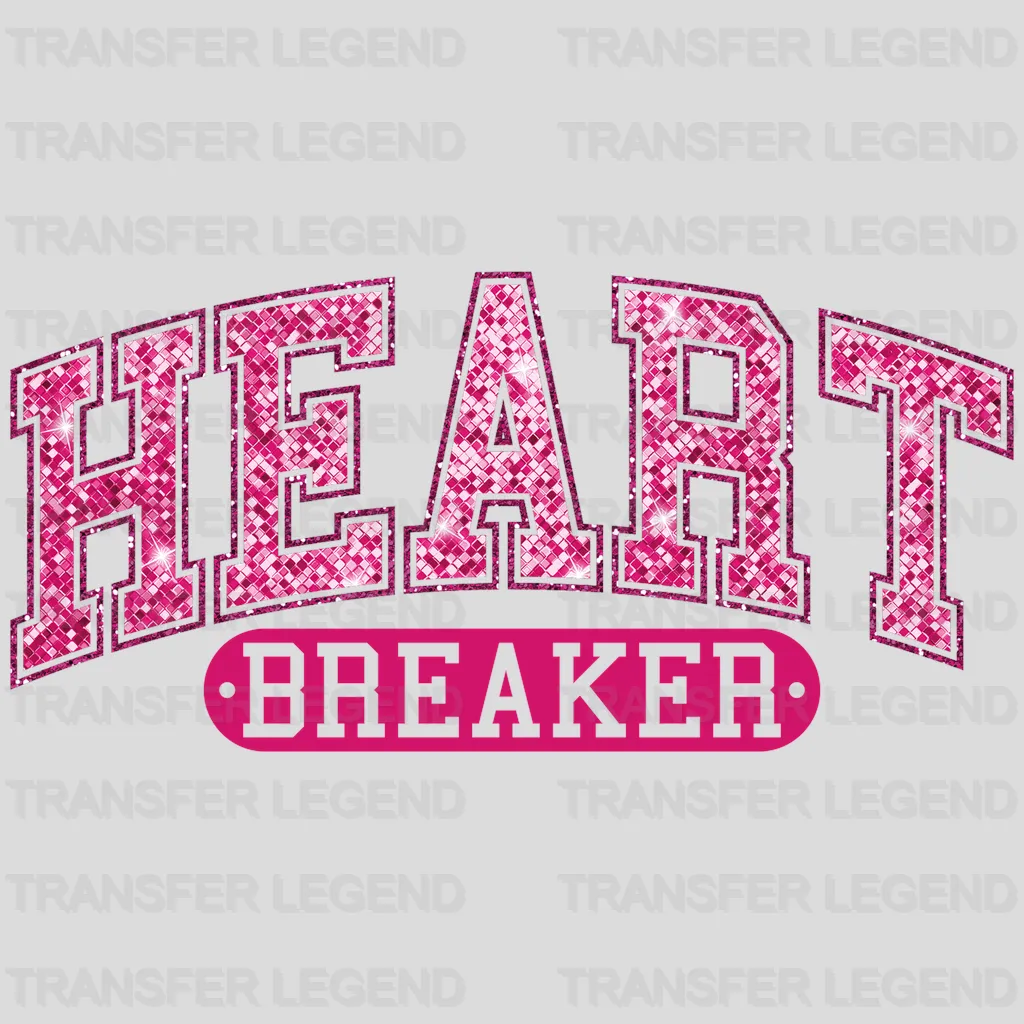 PINK HEART BREAKER - DTF heat transfer - transferlegend