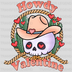 CACTUS LOVE HOWDY VALENTINE - DTF heat transfer - transferlegend