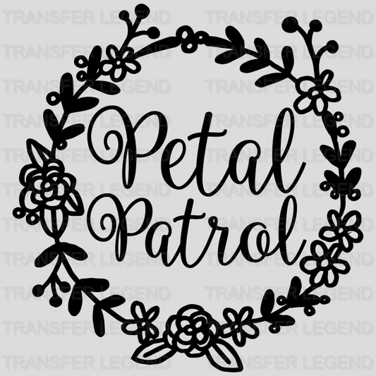 Petal Patrol design- DTF heat transfer - transferlegend