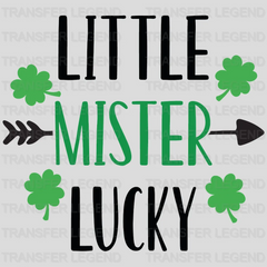 Little Mister Lucky St. Patrick's Day Design - DTF heat transfer - transferlegend