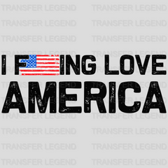 Love America - Patriot Design DTF Heat Transfer - transferlegend