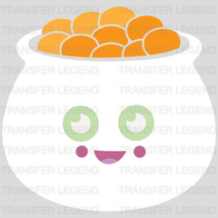 Smiley Pot Of Gold St. Patrick's Day Design - DTF heat transfer - transferlegend