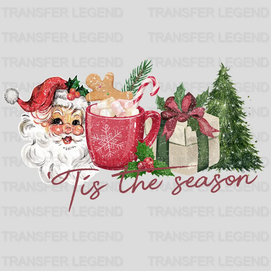 TIS THE SEASON Christmas Design - DTF heat transfer - transferlegend