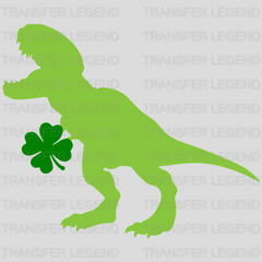 T-rex St. Patrick's Day Design - DTF heat transfer - transferlegend