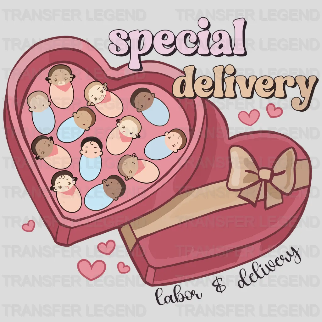 Special Delivery Valentine's Day Design - DTF heat transfer - transferlegend