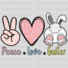 Peace Love Easter Design - DTF heat transfer - transferlegend