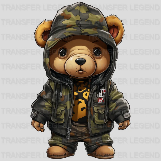 Rainy Day Teddy Design - DTF Heat Transfer - transferlegend