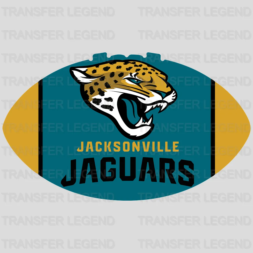 Jacksonville Jaguars Football Badge Wordmark NFL Design - DTF Heat Transfer