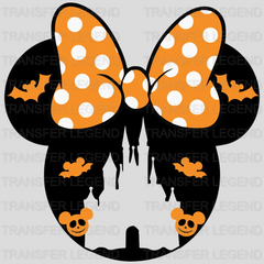 Halloween Minni Head Bat Design - DTF heat transfer - transferlegend