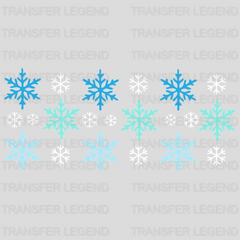 Snow Flakes UV DTF Transfer Cup Wrap UV DTF Sticker - transferlegend