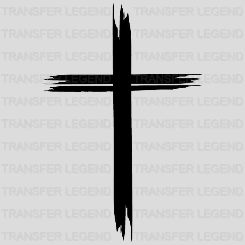 Cross Christian - Church Design - DTF heat transfer - transferlegend