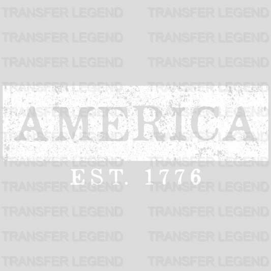 America EST.1776 - Patriot Design DTF Heat Transfer - transferlegend