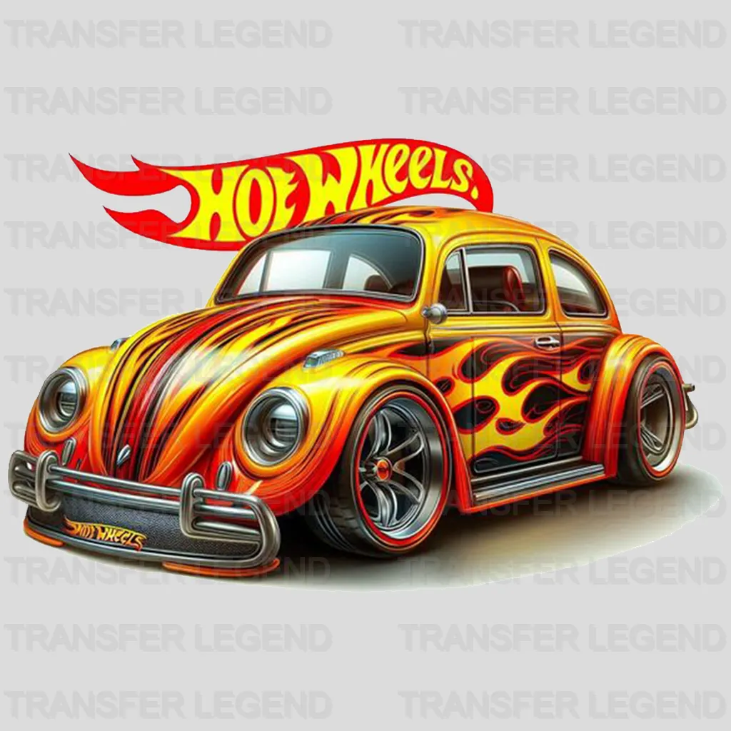 Hot Wheels Car  Disney Designs - DTF Heat Transfers
