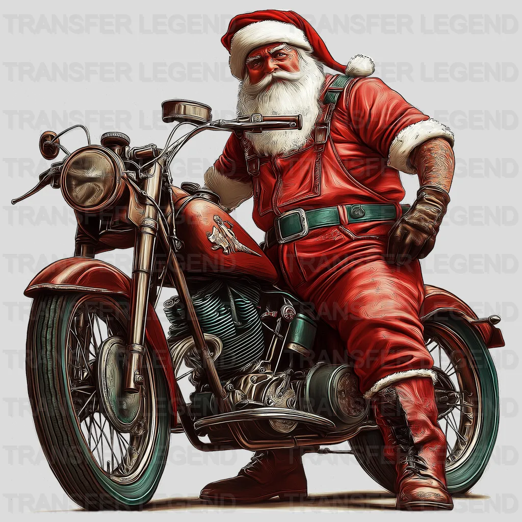 Getting Old Santa Claus Design - DTF Heat Transfer - transferlegend