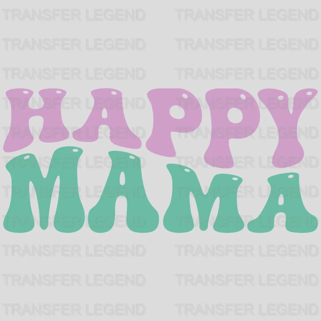 Happy Mama Mother's Day UV DTF Transfer Cup Wrap UV DTF Sticker - transferlegend