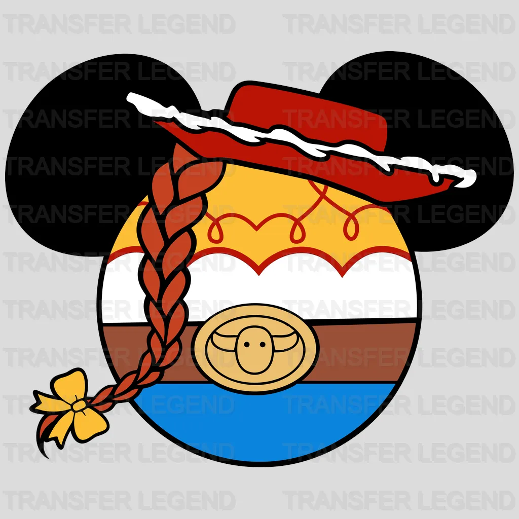 Disney Mickey Ears Jessie Design - DTF heat transfer - transferlegend