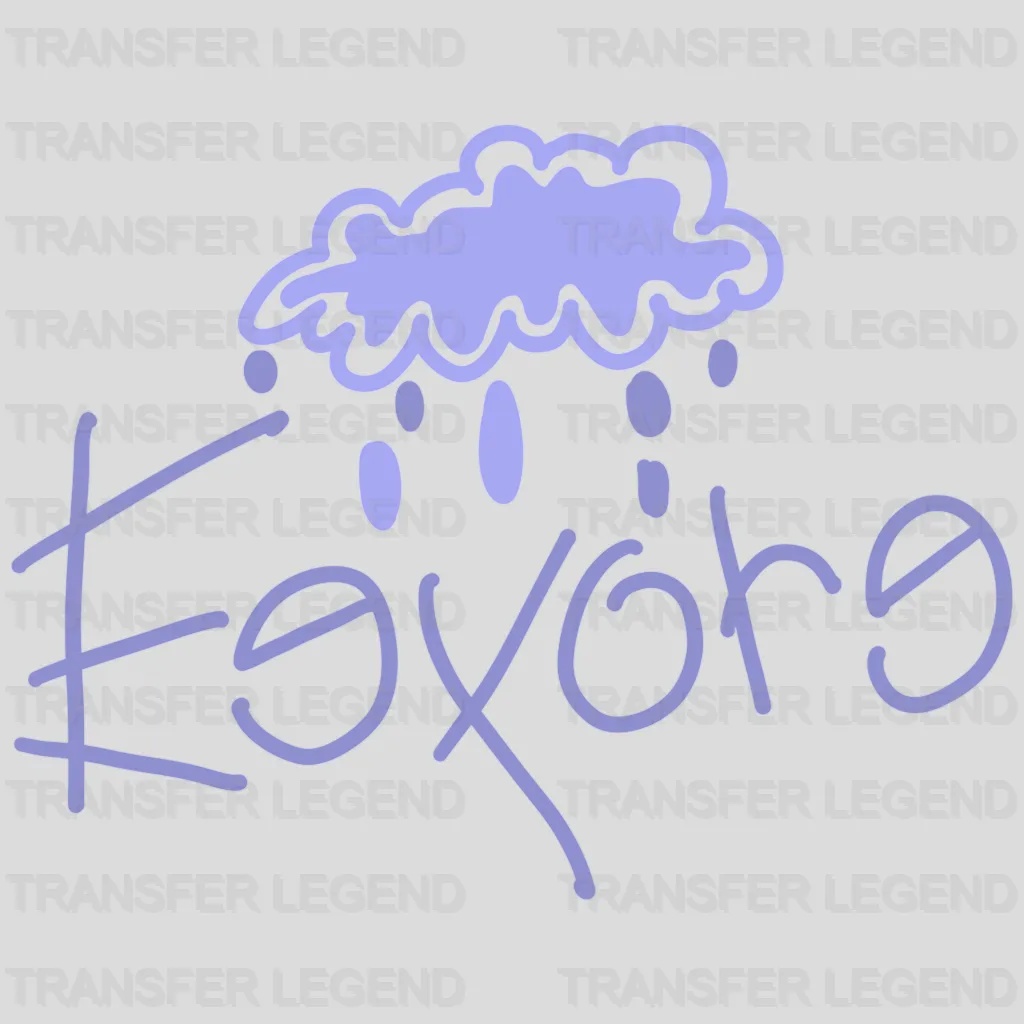 Character Eeyore Design - DTF heat transfer - transferlegend