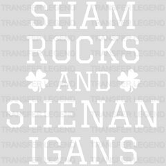 ShamRocks And Shenanigans St. Patrick's Day Design - DTF heat transfer - transferlegend