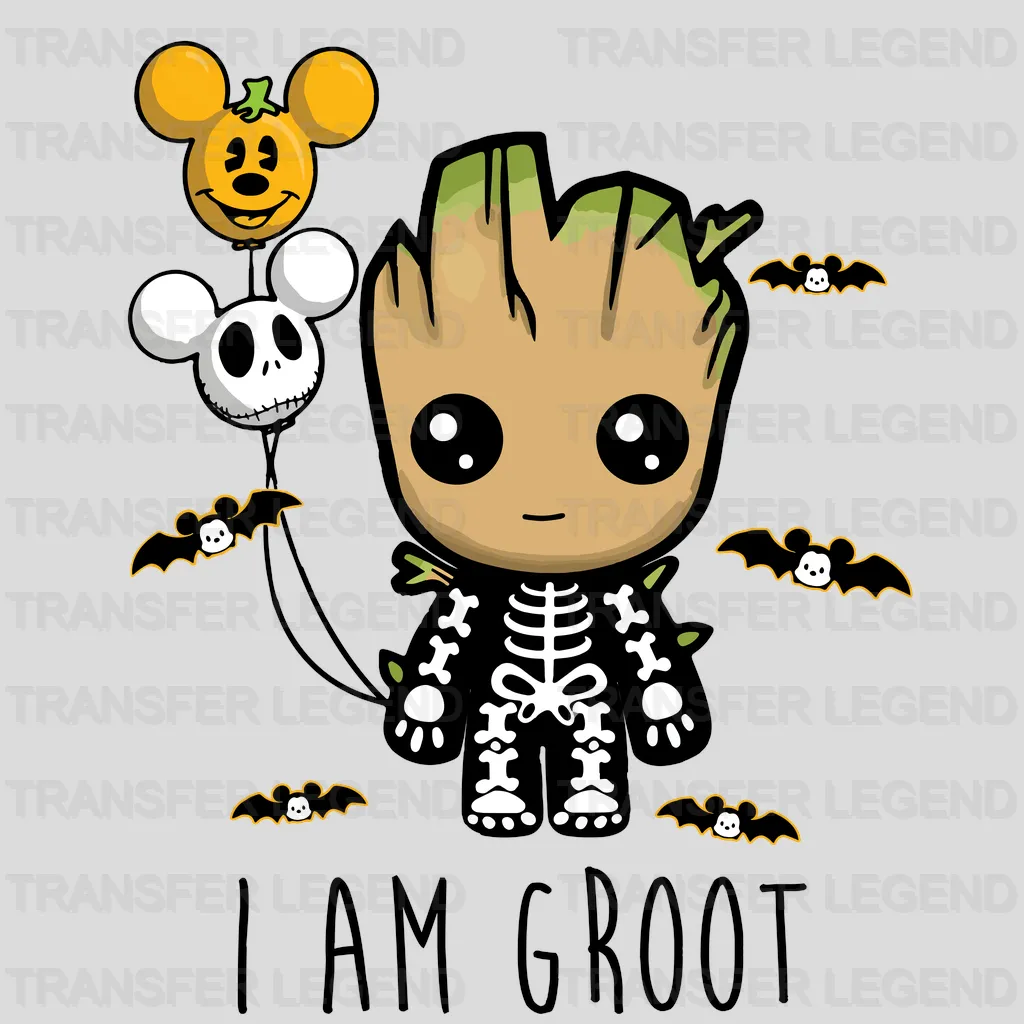 GROOT HALLOWEEN Design - DTF heat transfer - transferlegend