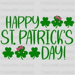 Happy St. Patrick's Day Design - DTF heat transfer - transferlegend