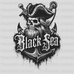 Black Sea Pirate Design - DTF Heat Transfer - transferlegend