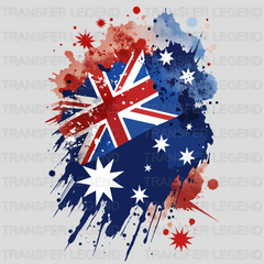 Australia Flag Design - DTF Heat Transfer - transferlegend