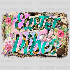 Easter Vibes Floral Design - DTF heat transfer - transferlegend