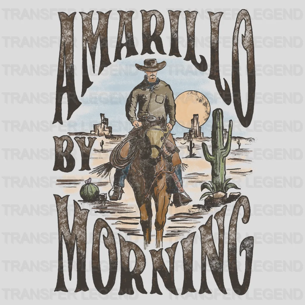 Amarillo Morning - Rodeo Houston DTF Transfer - transferlegend