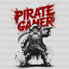 Pirate Gamer Pirate Design - DTF Heat Transfer - transferlegend