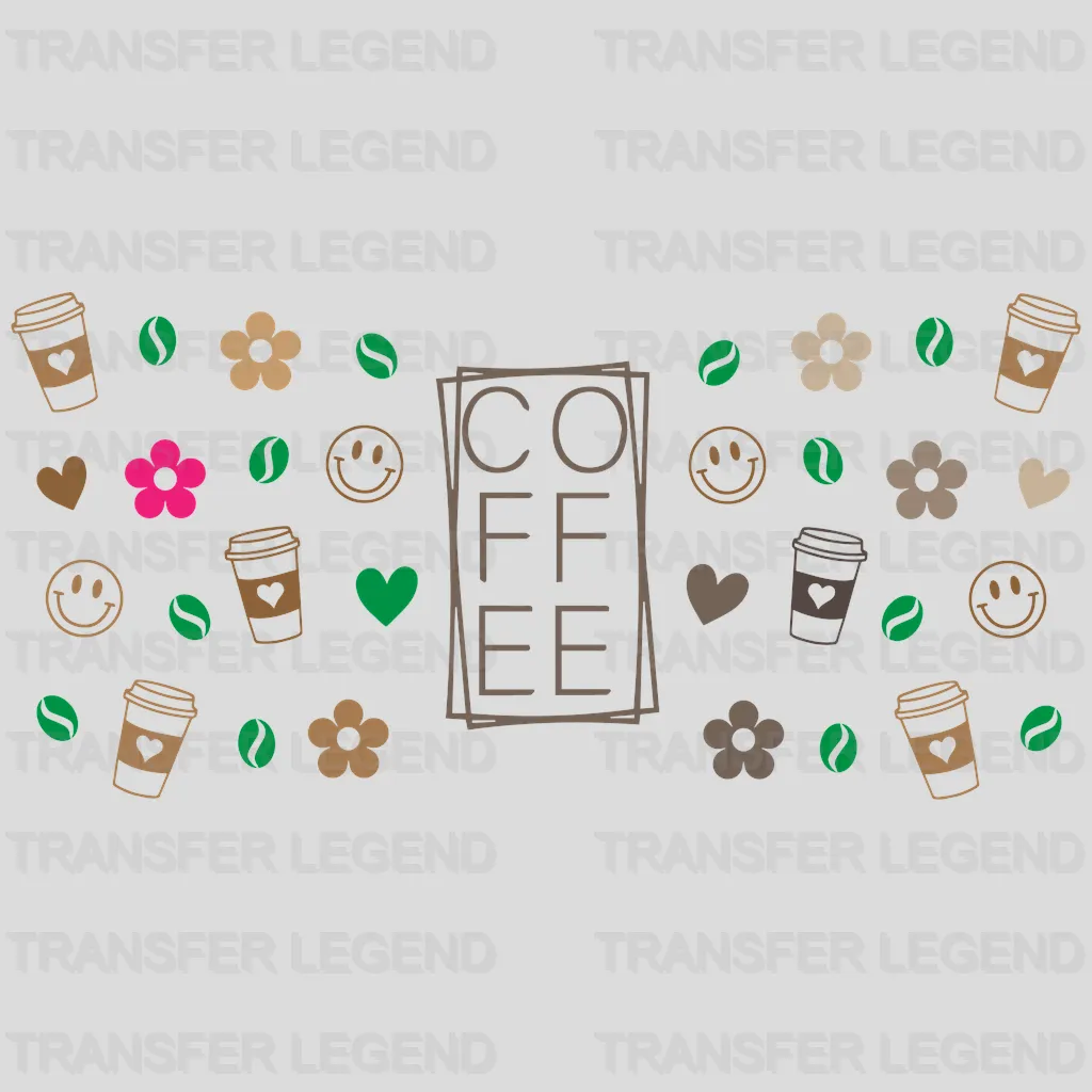 Coffee UV DTF Transfer Cup Wrap UV DTF Sticker - transferlegend