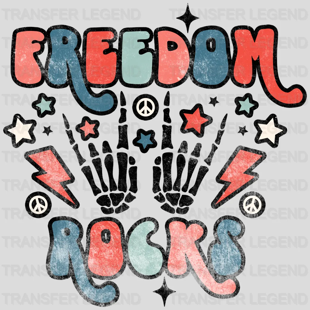 Freedom Rocks DTF Transfer - transferlegend