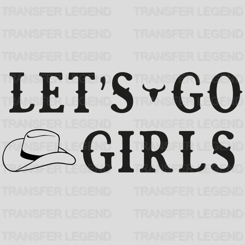 Last Ride For Bride And Let's Go Girls design- DTF heat transfer - transferlegend