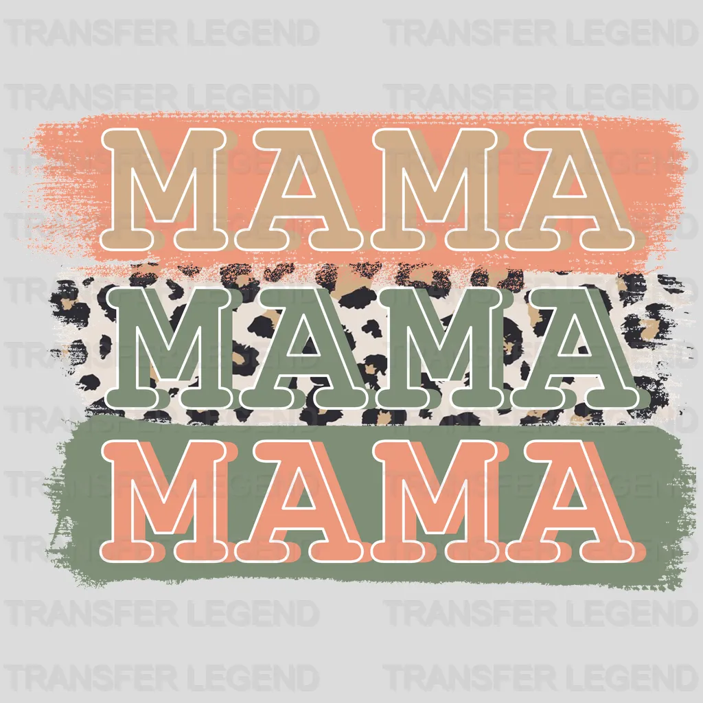 Mama Mama Mama - Mothers Day  - Funny Mom - Cool Mom - Design - DTF heat transfer - transferlegend