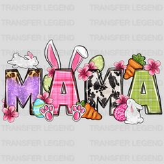 Easter Mama Floral Bunny Design - DTF heat transfer - transferlegend