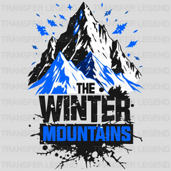 The Mountains Winter Design - DTF Heat Transfers - transferlegend