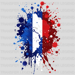 France Flag Design - DTF Heat Transfer - transferlegend