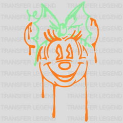 Halloween Minnie Head Design - DTF heat transfer - transferlegend